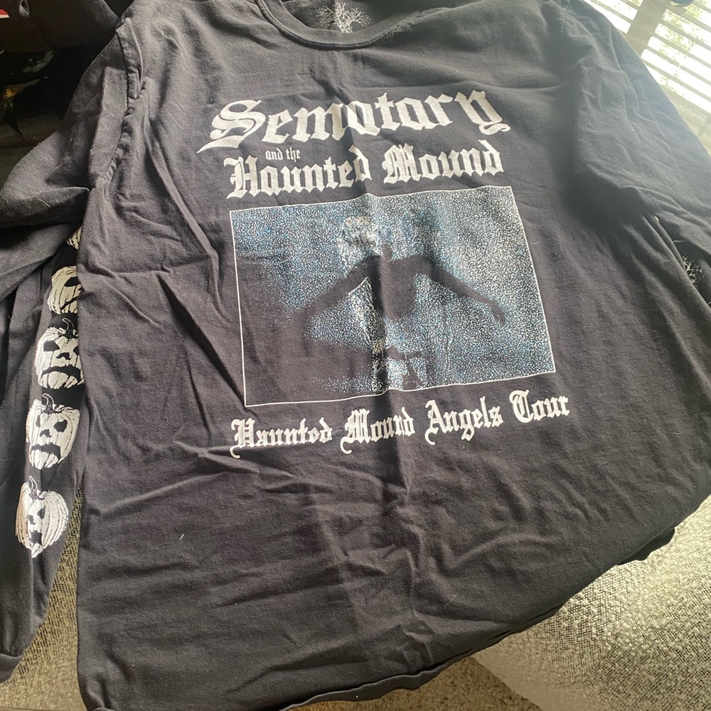 Haunted Mound Tour Black Long Sleeve Shirt